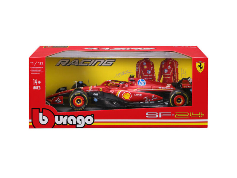 Bburago Ferrari SF-24 1:18 (2024) #55 Carlos Sainz 